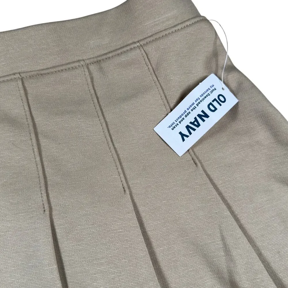 Old Navy Girls Khaki Pleated Uniform Skort Size Large 10-12